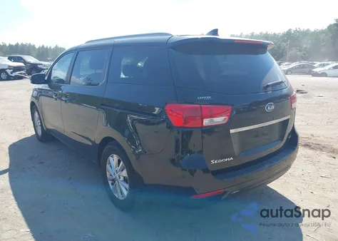 2016 Kia Sedona Lx из США, поврежденный, VIN KNDMB5C10G6091565